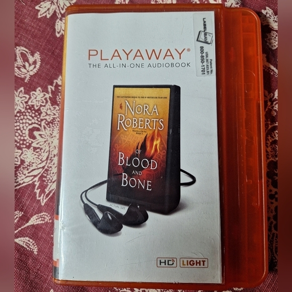 NORA ROBERTS OF BLOOD AND BONE PLAYAWAY AUDIO BOOK - Picture 1 of 6